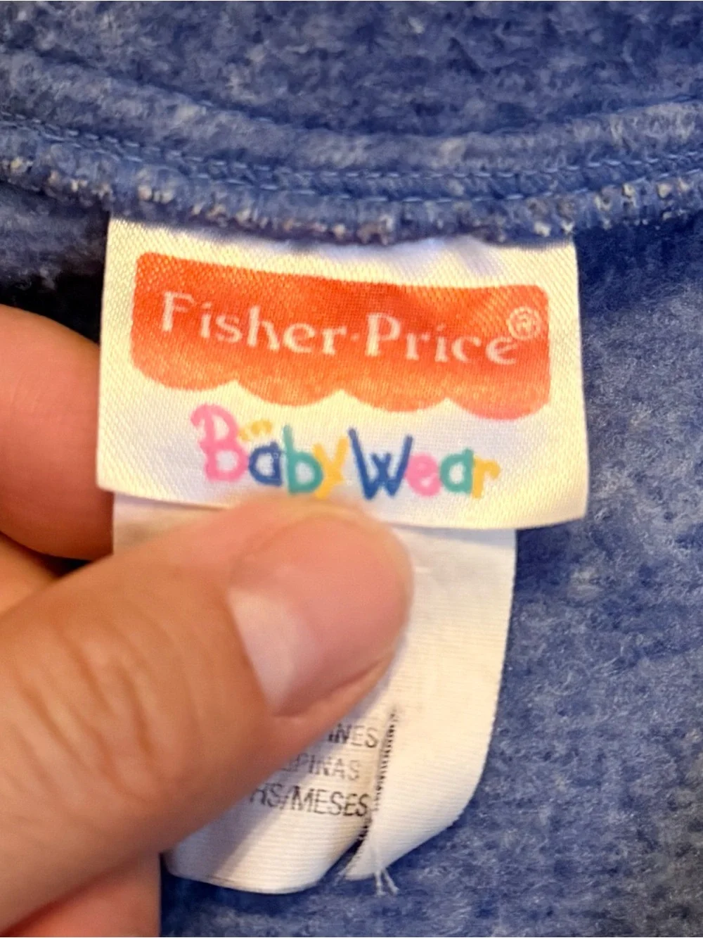 Vintage Fisher-Price Pea Coat Infant 6-9 Months Train Embroidery 90s Vintage